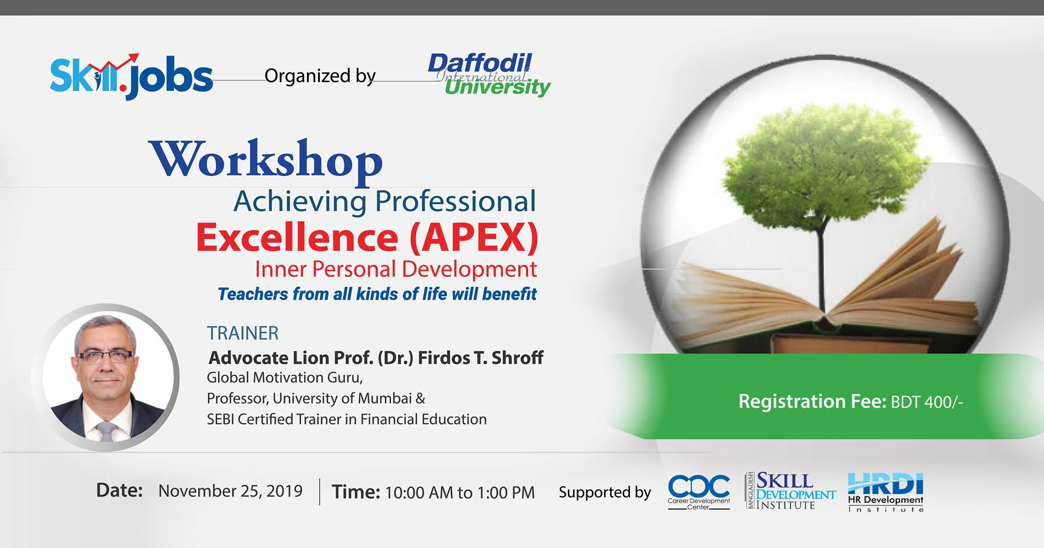 Achieving Professional EXcellence (APEX) – Inner Personal Development.